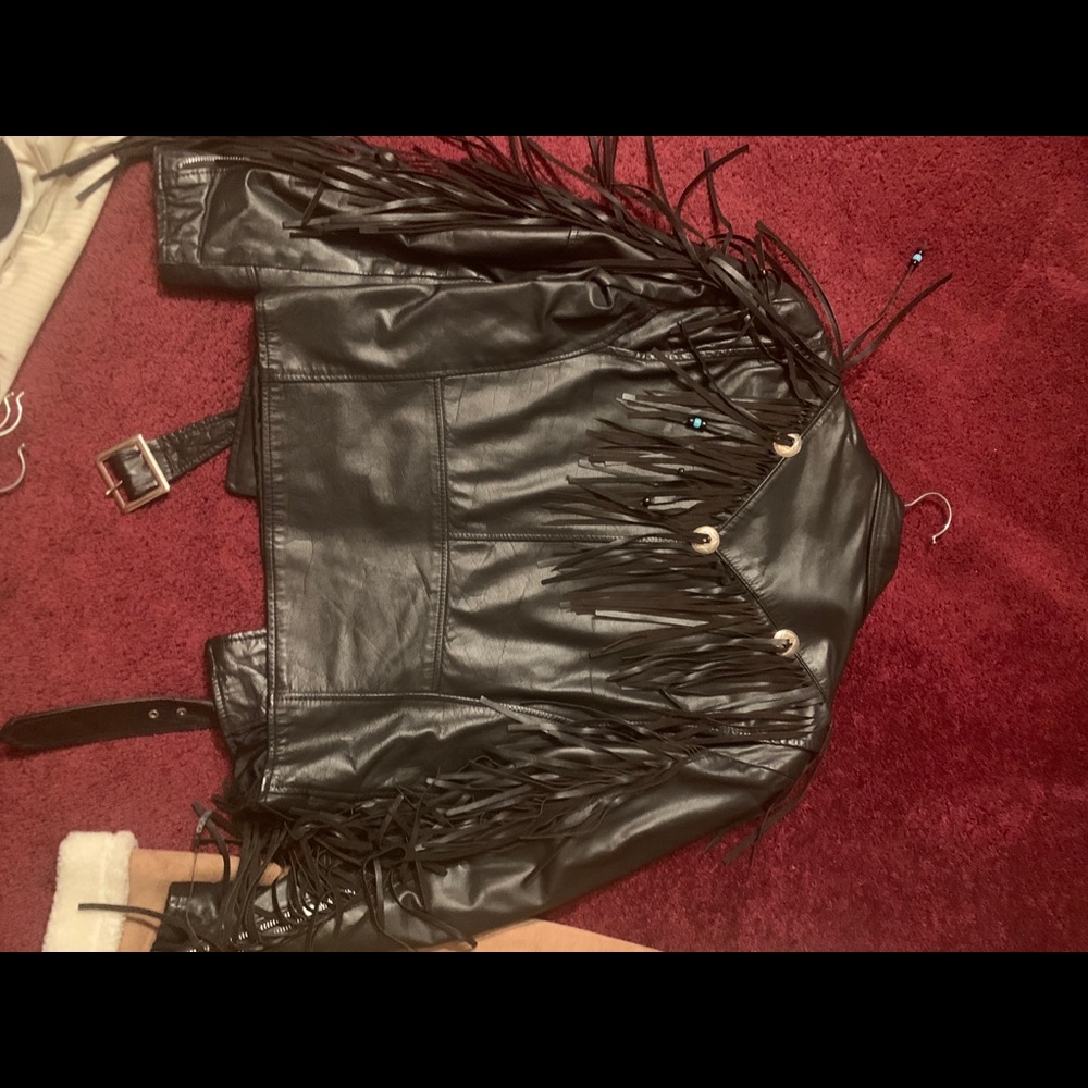Leather jacket